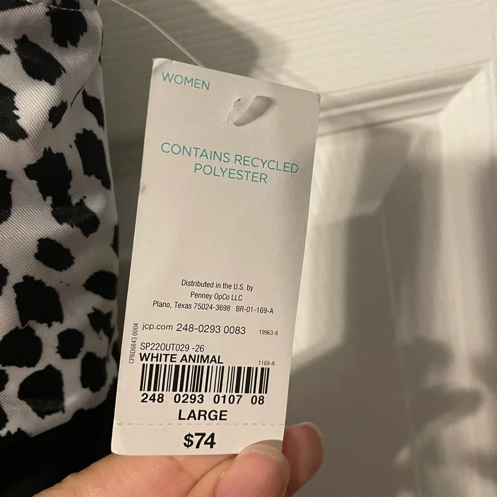 NWT Outdoor Oasis Animal Print Swimsuit